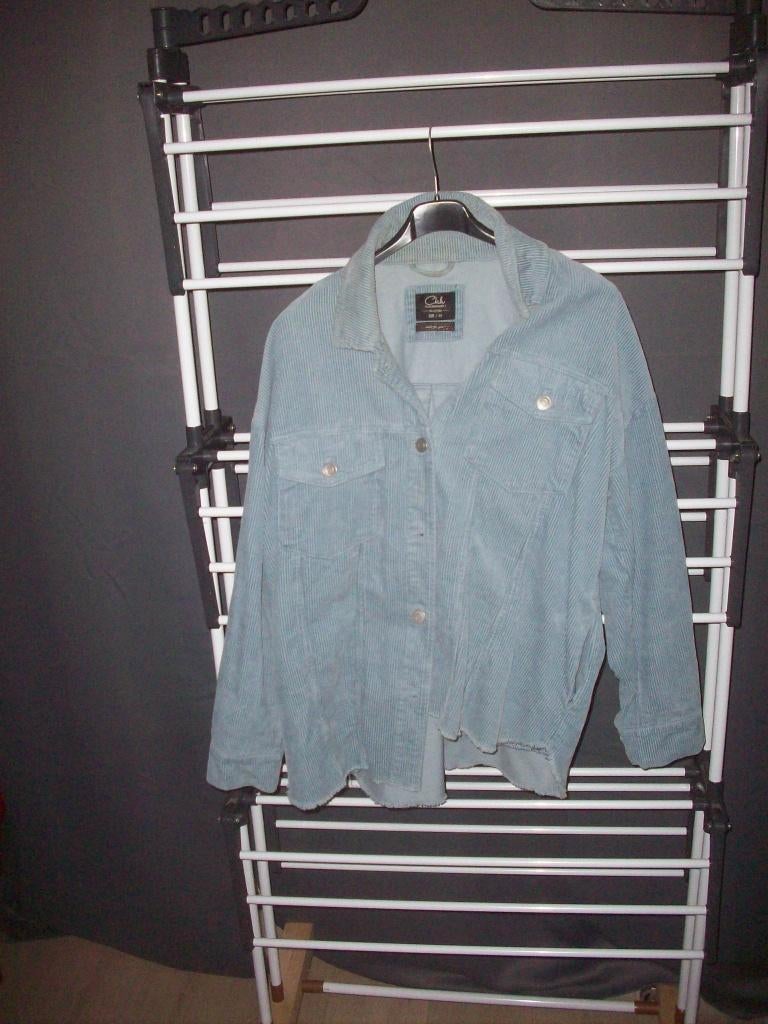 Damens blouse rip stof ,, Kleding | Dames, Ophalen, Zo goed als nieuw, Maat 42/44 (L), Blauw
