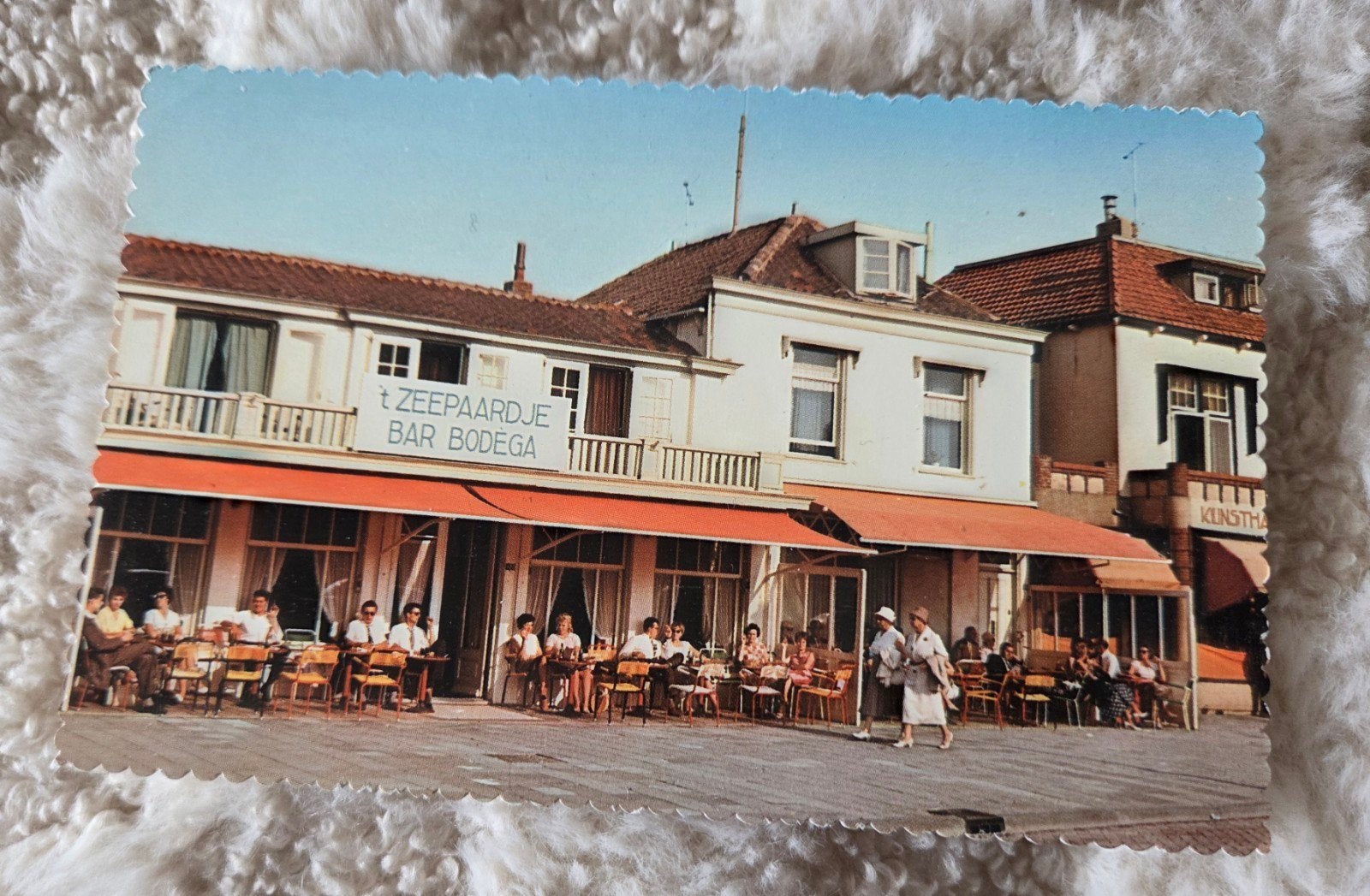 Oude ansichtkaart 't Zeepaardje Bar Bodega Noordwijk aan Zee, Verzenden, 1960 tot 1980, Ongelopen, Zuid-Holland