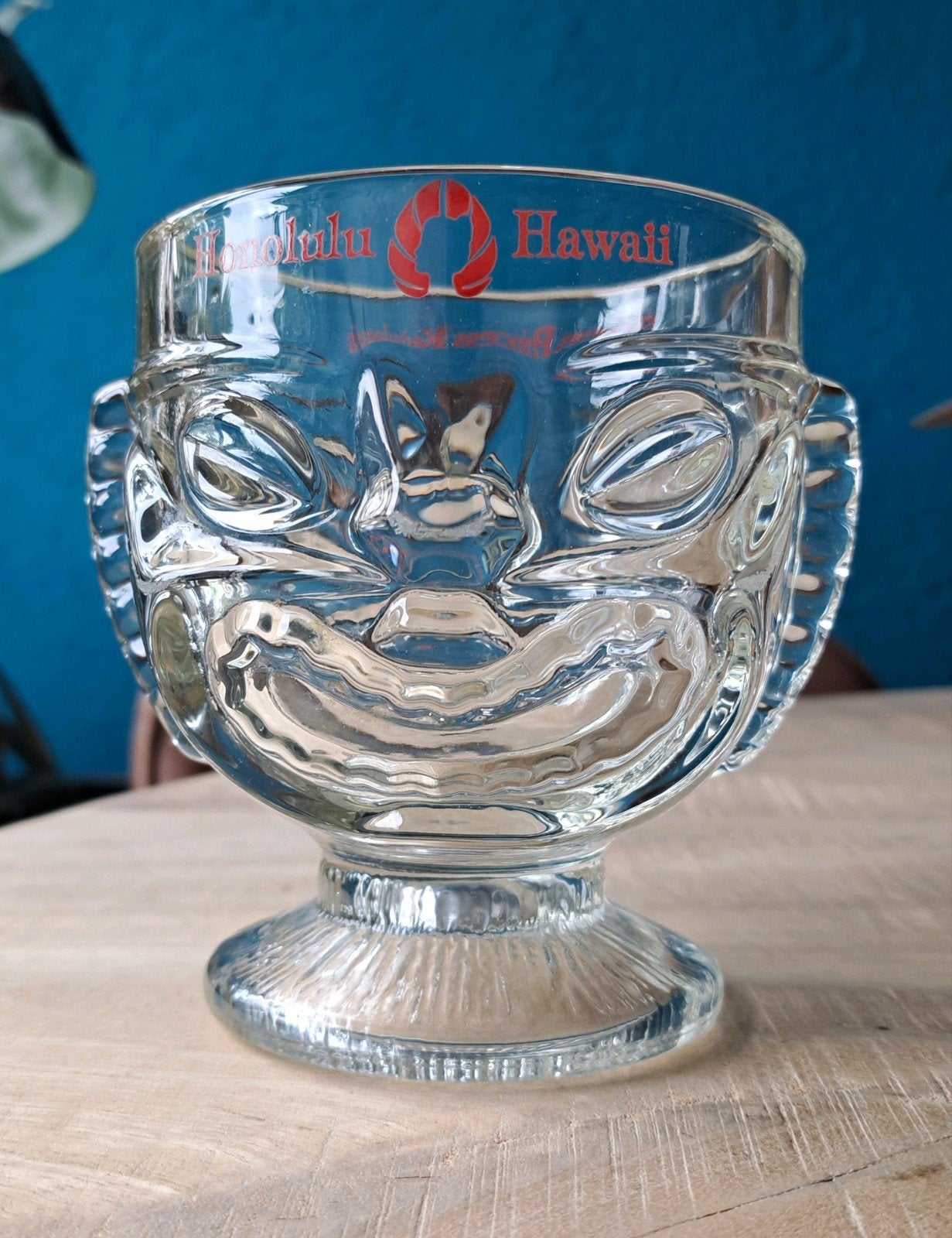 Tiki glas Honolulu Hawaii, Overige typen, Onbekend, Ophalen of Verzenden, Zo goed als nieuw