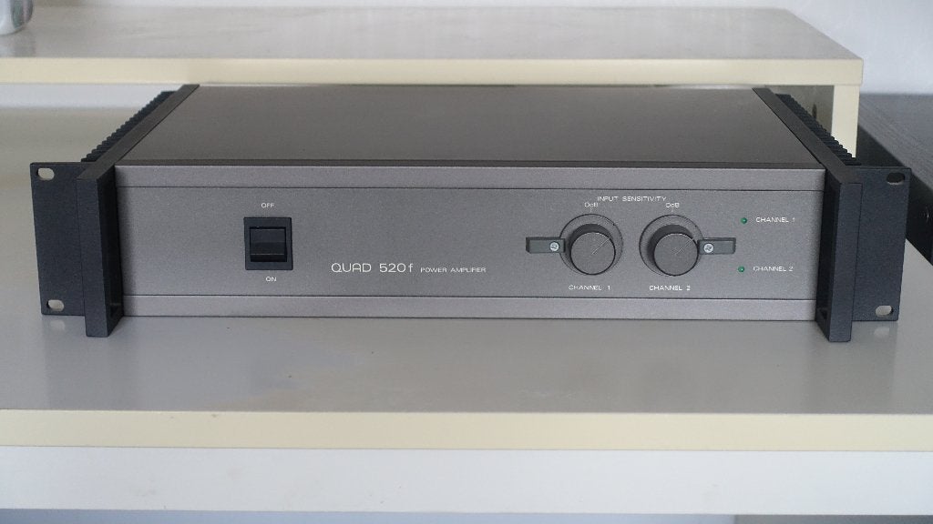 Quad 520 f versterker, Ophalen, Zo goed als nieuw, Audio