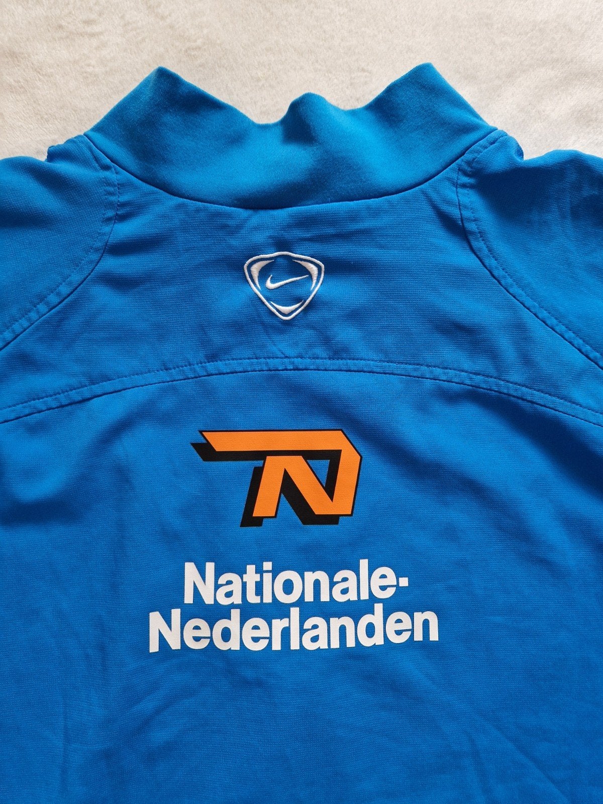 Nederlands elftal jack 2004 Zo goed als nieuw - geen reissue, Blauw, Nike, Maat 56/58 (XL), Ophalen of Verzenden
