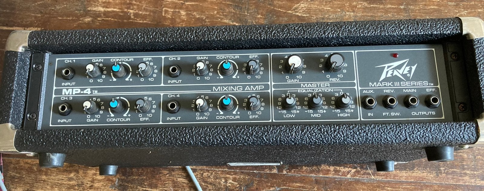 Peavey Mark 3 MP 4 Versterker voor PA, Ophalen, Zo goed als nieuw, Minder dan 500 watt, P.A.