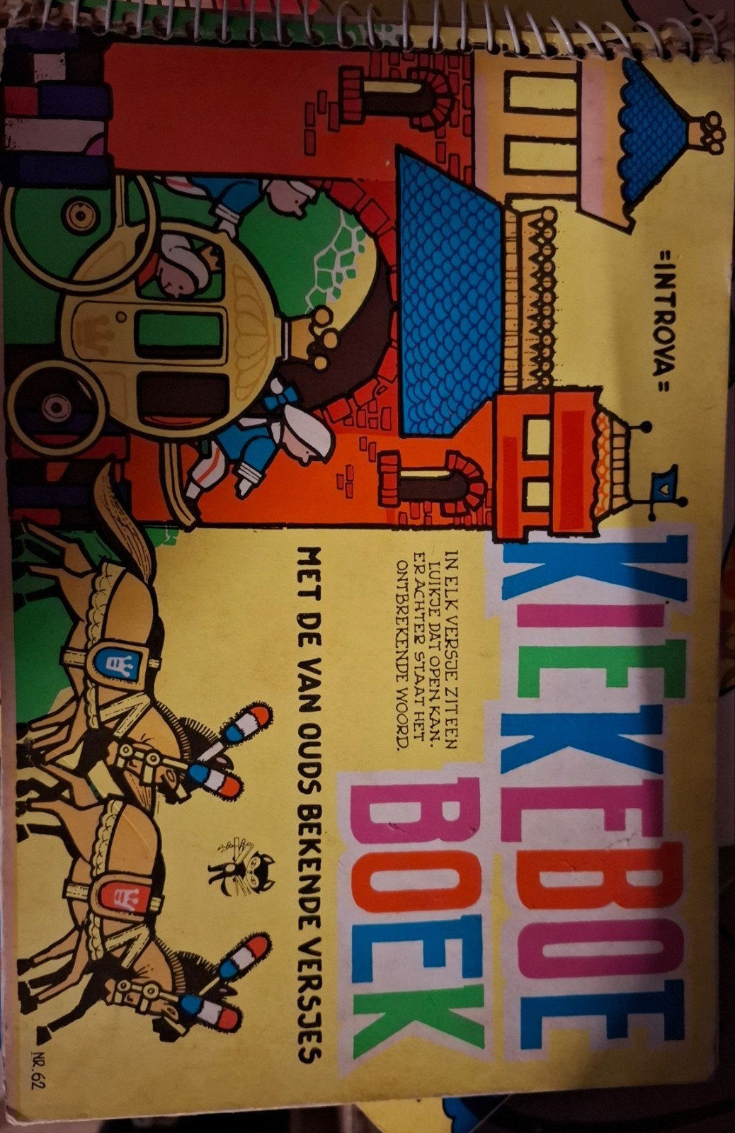 Vintage Leesboekje Kiekeboe Boek Introva, Ophalen of Verzenden, Gelezen, Onbekend, Fictie algemeen
