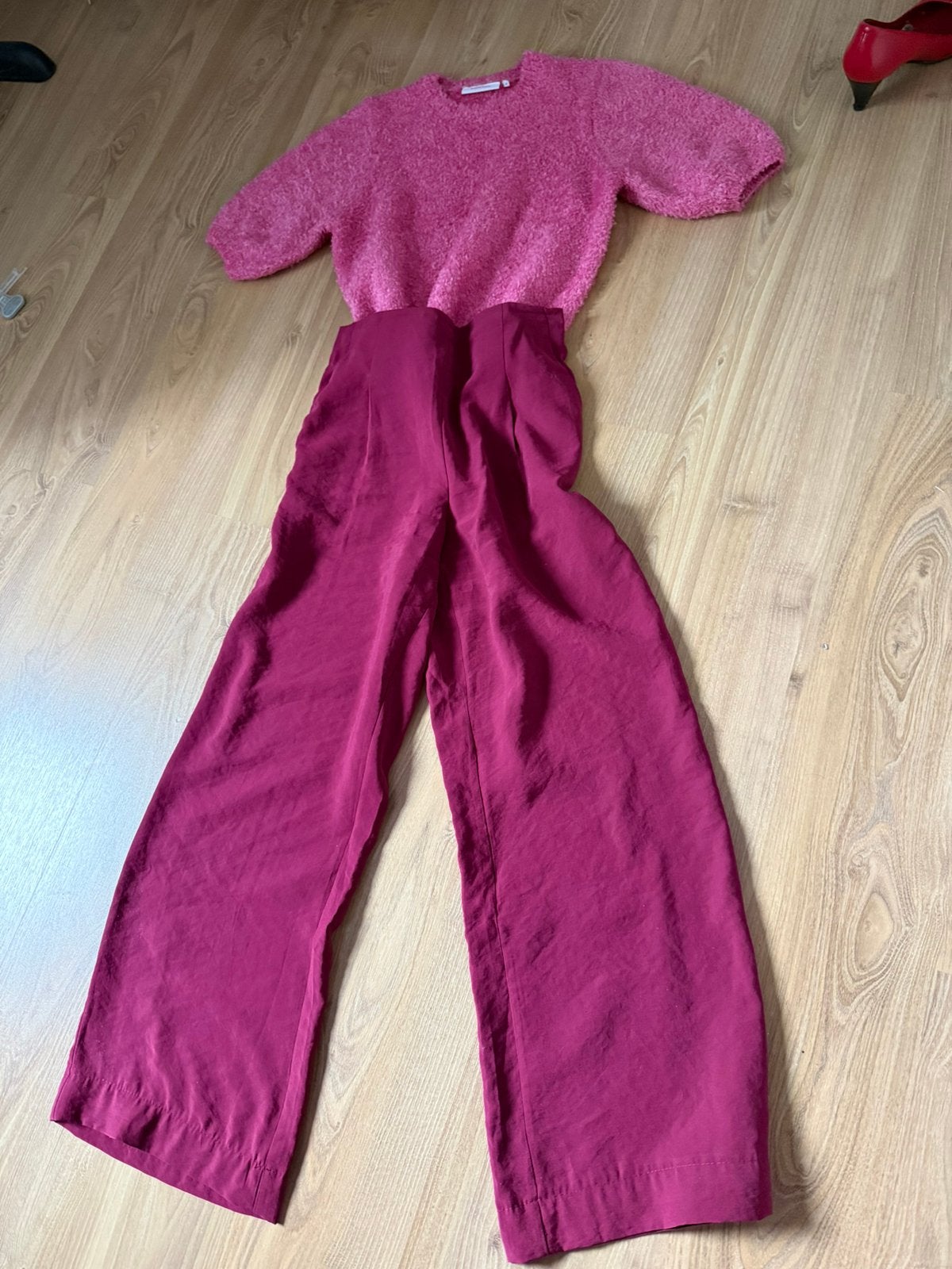 Super leuke set, Kleding | Dames, Ophalen of Verzenden, Zo goed als nieuw, Rood, Lang