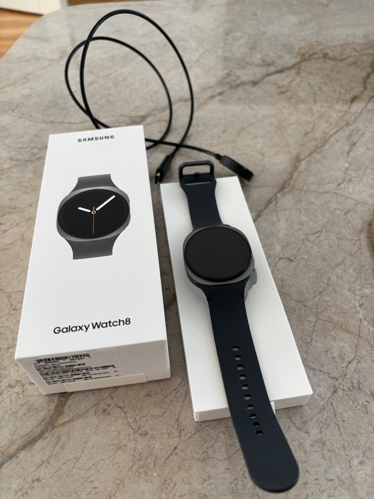 Samsung Galaxy Watch8 - Nieuw 40 mm, Ophalen, Hartslag, Zwart, Nieuw
