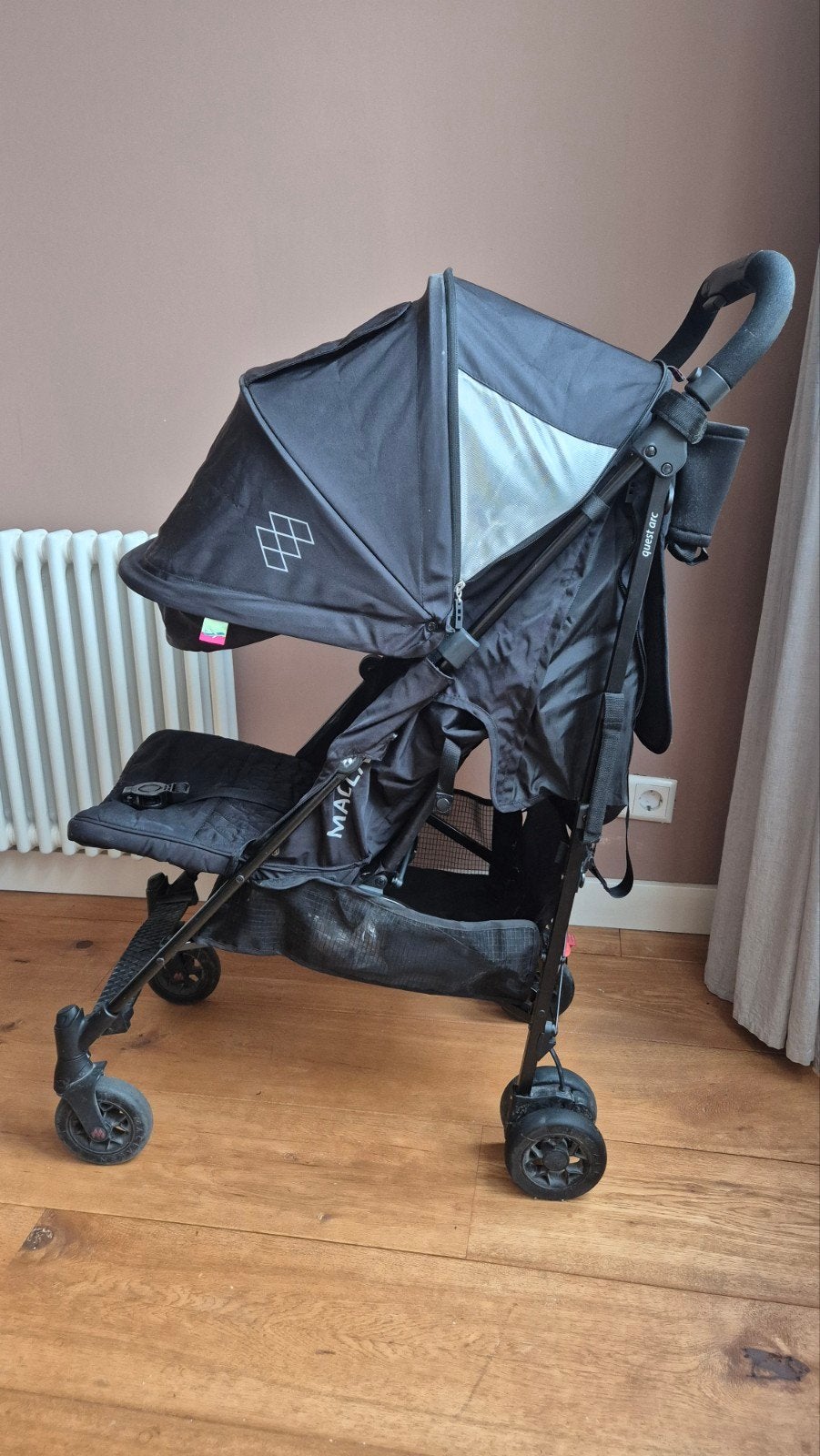 Maclaren Quest Arc Buggy met Regenhoes - ZGAN, Ophalen, Zo goed als nieuw, Maclaren, Regenhoes