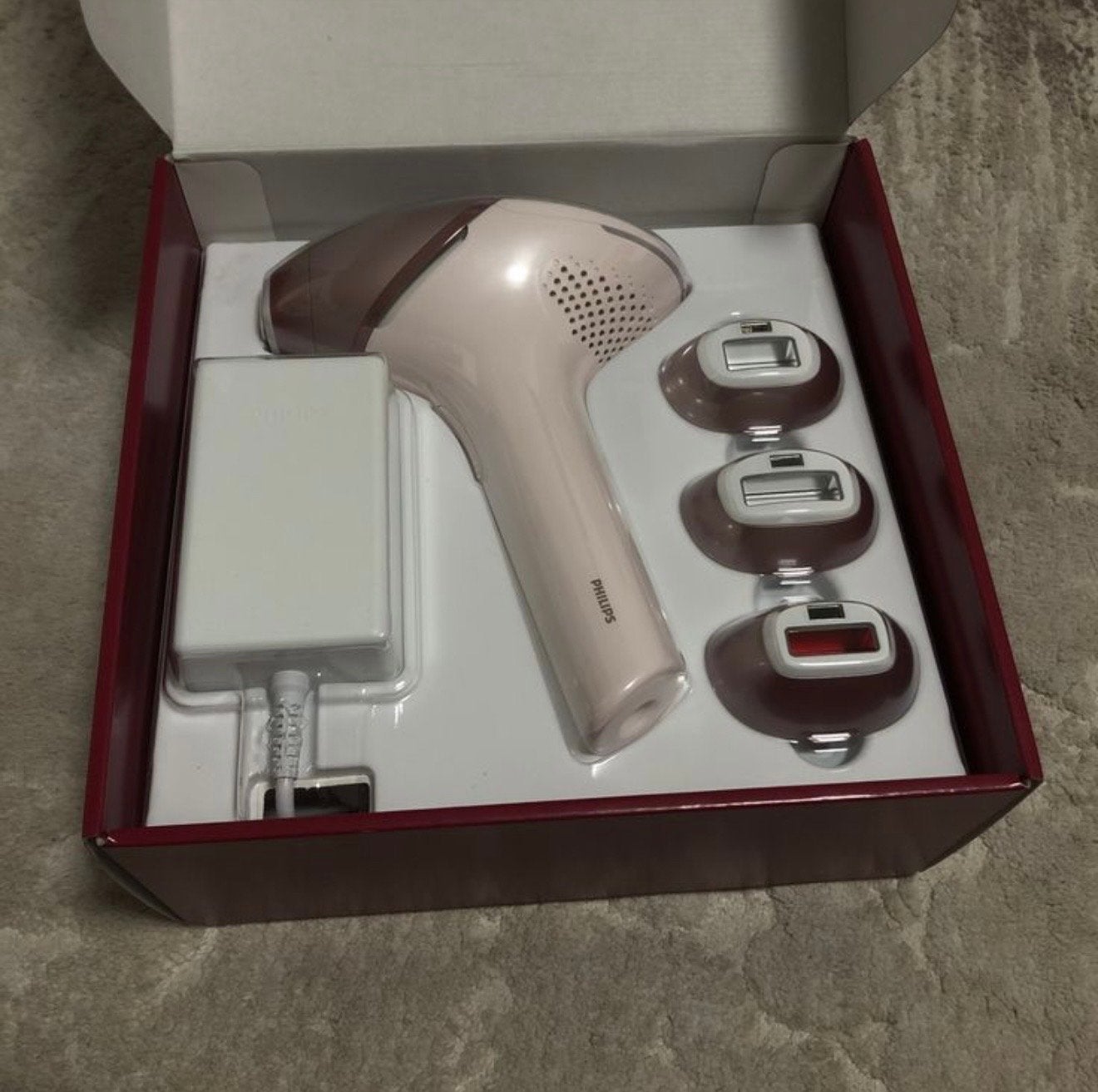 Philips Lumea IPL ontharingsapparaat met 3 opzetstukken, Ophalen of Verzenden, Zo goed als nieuw, Scheren en Epileren
