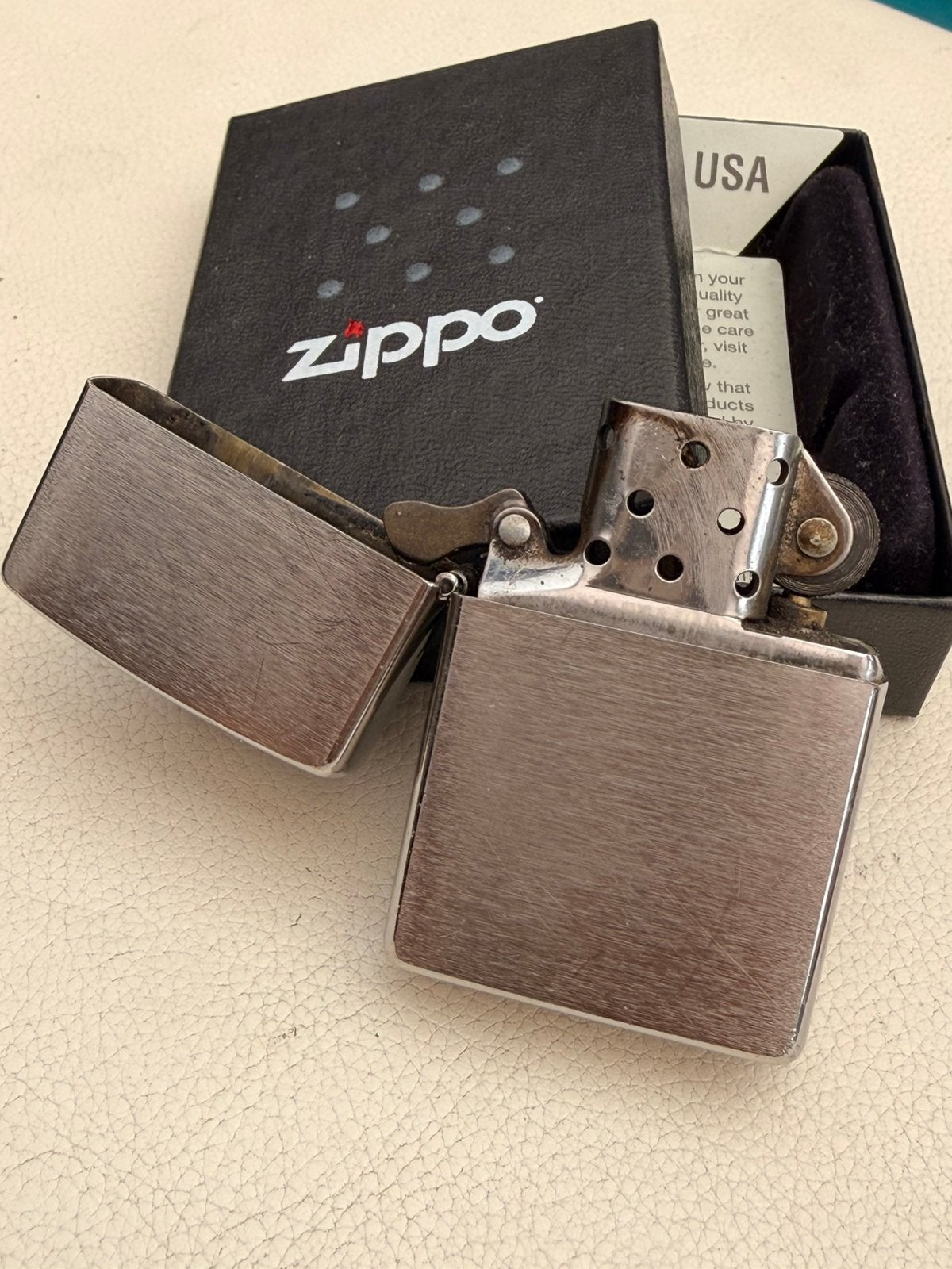 Zippo j 21, Verzenden, Zo goed als nieuw, Aansteker