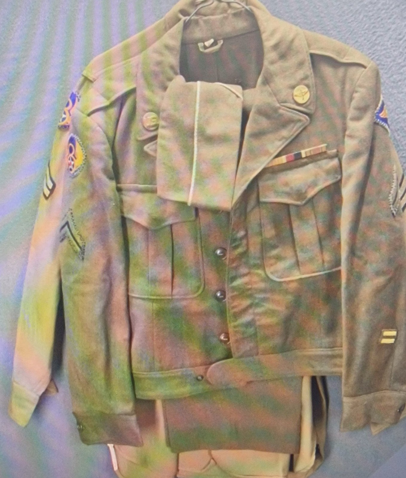 Compleet us air force uniform wo2, Ophalen of Verzenden, Luchtmacht, Amerika, Kleding of Schoenen