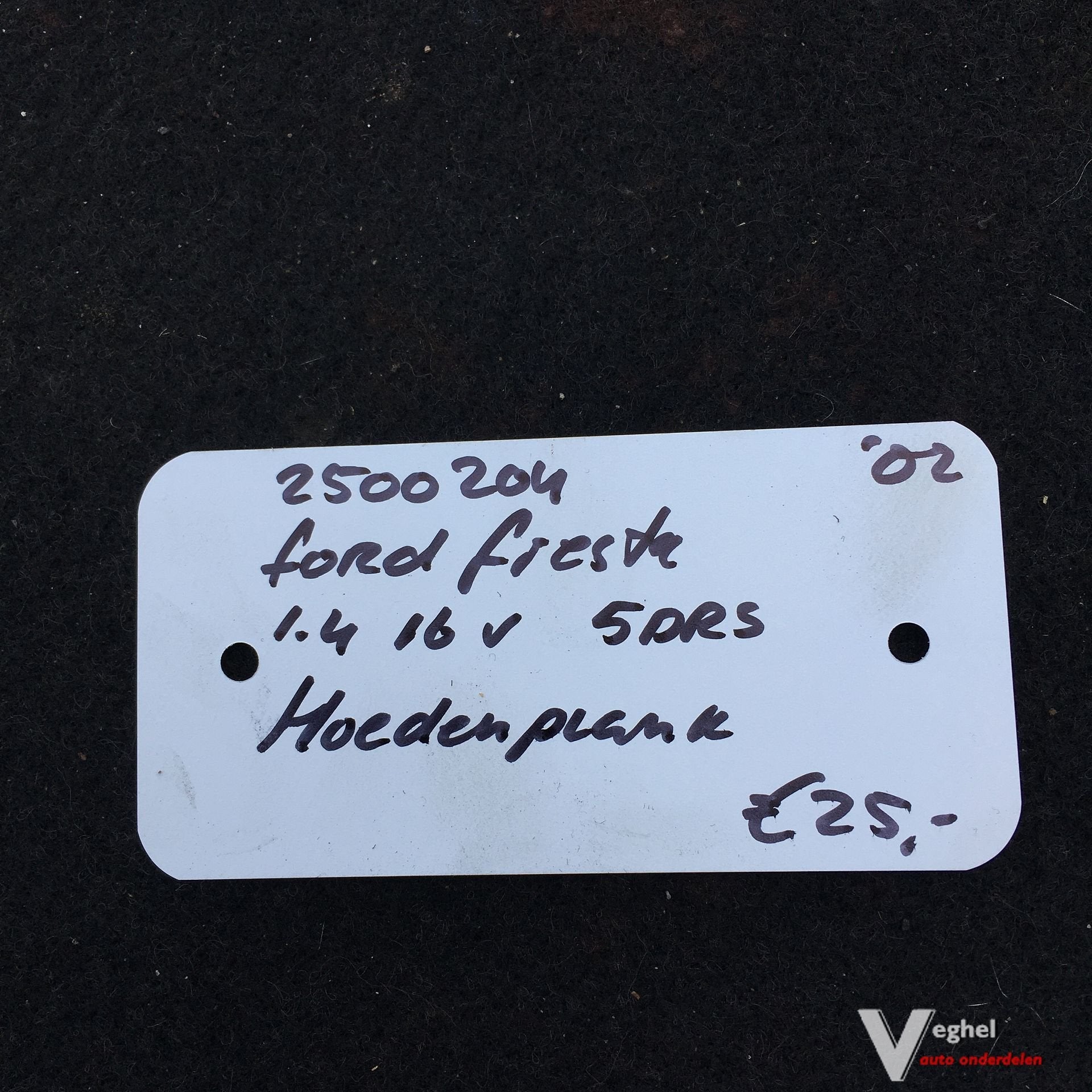 Ford Fiesta 1.4 16v 5drs  2002 2500204 Hoedenplank