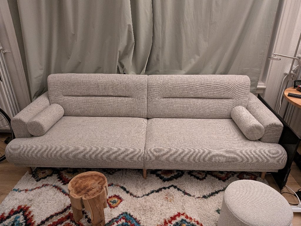 Comfortabele 3-zitsbank ikea langaryd- 300x88 cm, Gebruikt, 300 cm of meer, 75 tot 100 cm, Ophalen of Verzenden