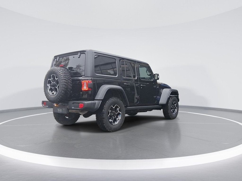 Jeep Wrangler Unlimited 4xe 380 Rubicon CAMERA V+A|ACC|STUUR, Zwart, 4 cilinders, Cabriolet, Bedrijf