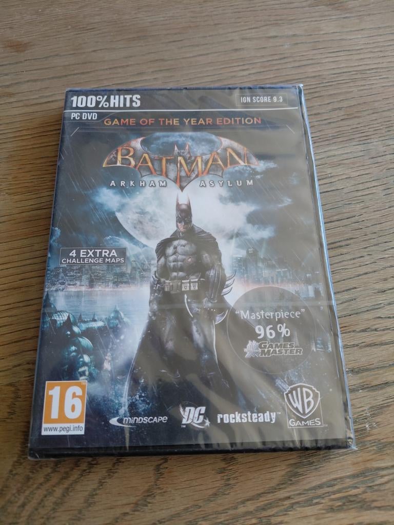 Batman Arkham Asylum PC-Game NIEUW IN SEAL, Avontuur en Actie, 1 speler, Nieuw, Ophalen of Verzenden
