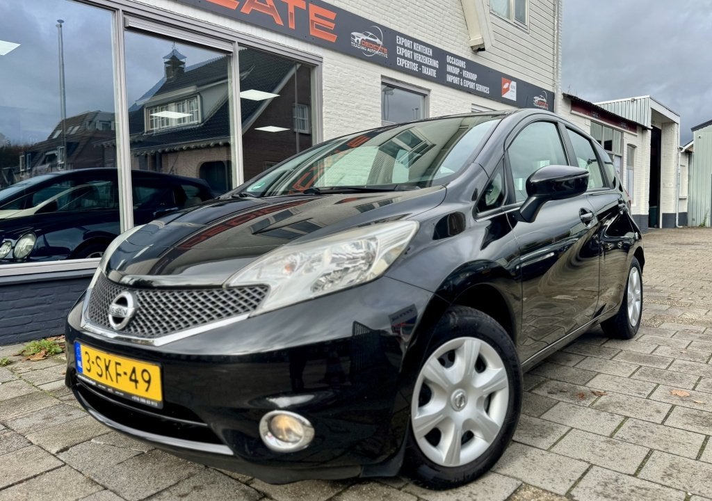 Nissan Note 1.2 Acenta*NW-APK* ZEER NETTE STAAT* (bj 2013), Auto's, Nissan, 21 km/l, Stof, Zwart, 1198 cc
