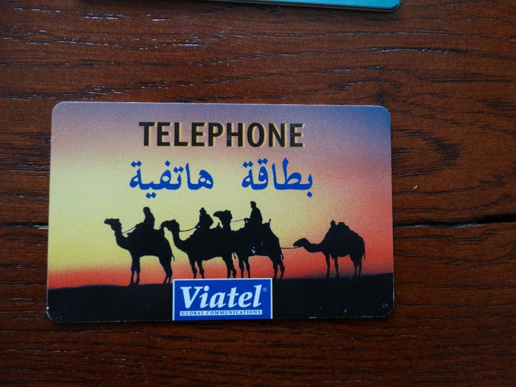 telefoon kaart viatel arabie, Ophalen of Verzenden