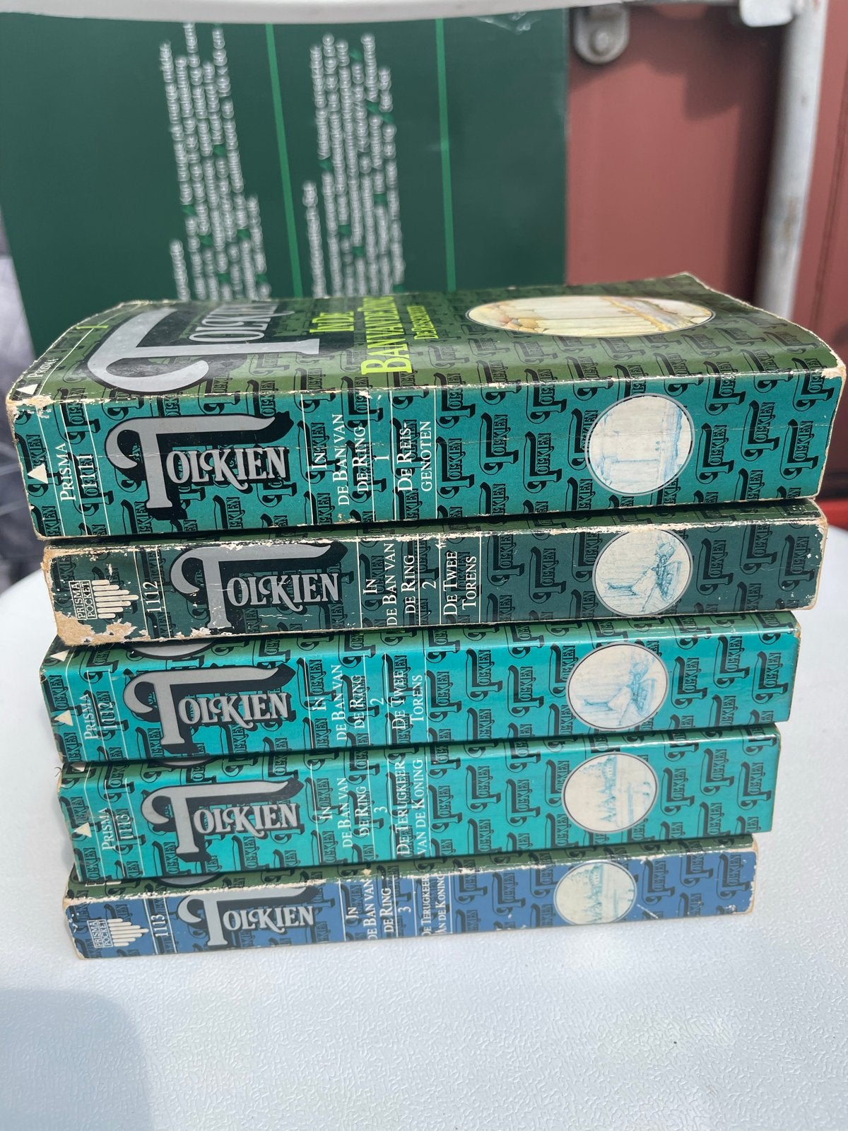 J.R.R. Tolkien - In de Ban van de Ring (Prisma), Boeken, Fantasy, Gelezen, Ophalen of Verzenden
