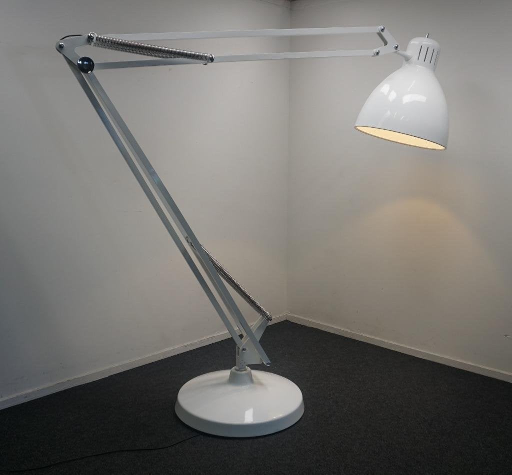 Leucos JJ Great TR Floor Lamp , Staande design lamp Wit, Gebruikt, -, 200 cm of meer, Ophalen of Verzenden