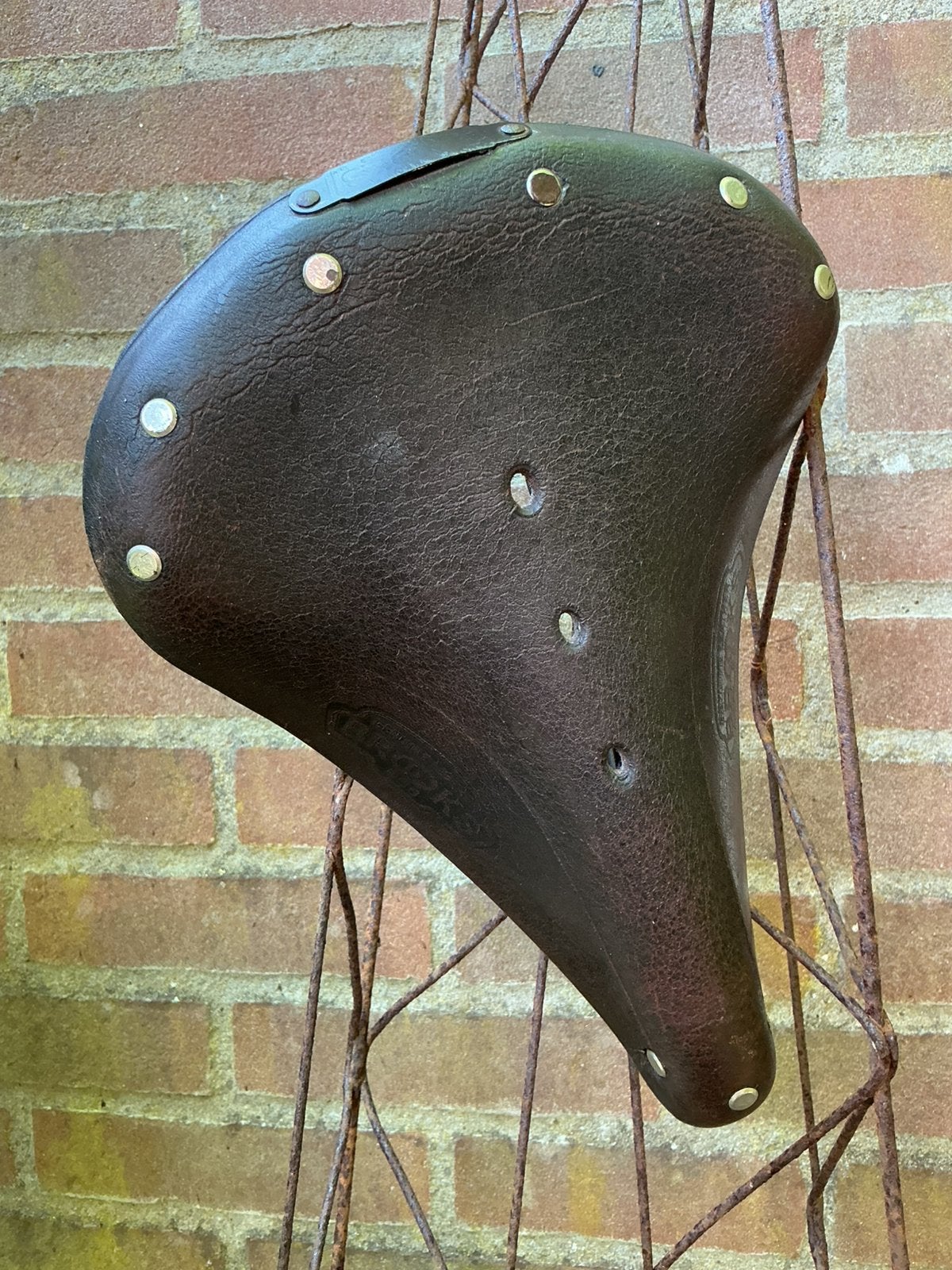 BROOKS lederen zadel- B66, Gebruikt, Leer, Ophalen of Verzenden, Stadsfiets