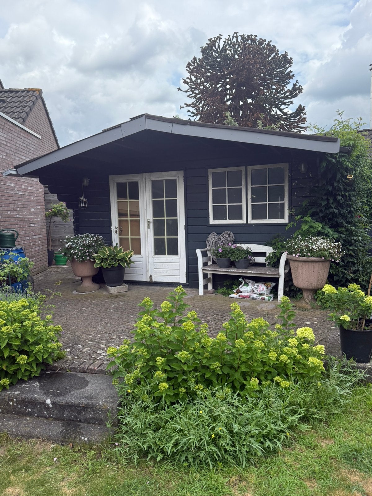 Tuinhuis 5x4, Tuin en Terras, Ophalen, Gebruikt, 250 tot 500 cm