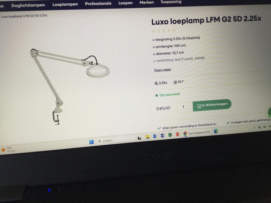 Luxo loeplamp