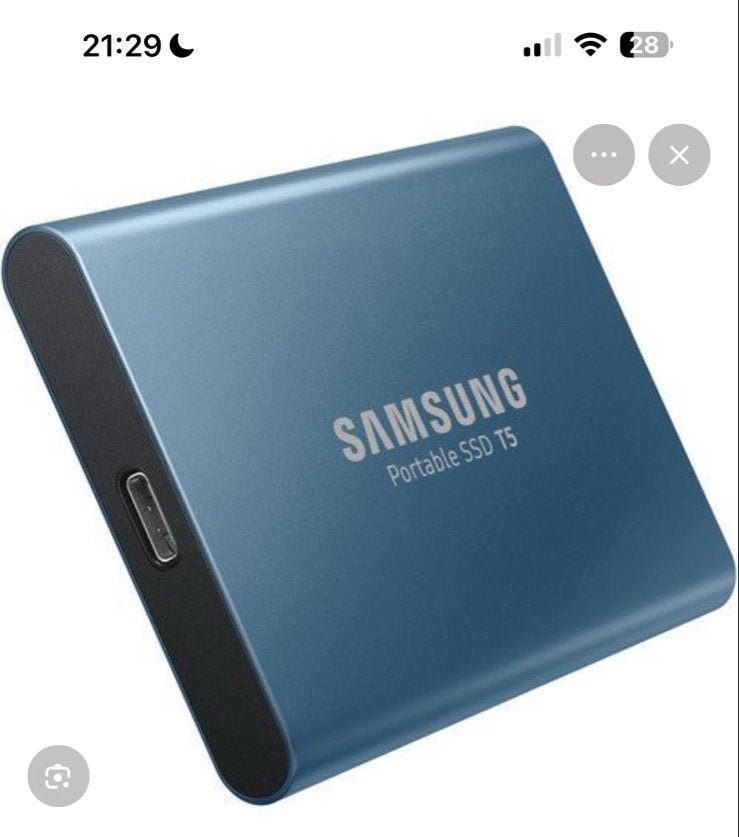 Samsung Portable SSD T5 500GB Externe SSD, Server, SSD, Ophalen of Verzenden, Zo goed als nieuw