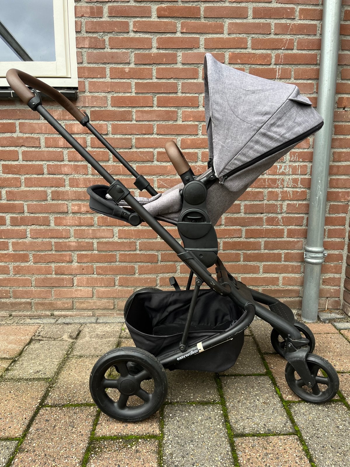 Easywalker Harvey Deluxe Kinderwagen ZGAN, Verstelbare duwstang, Zo goed als nieuw, Ophalen, Kinderwagen