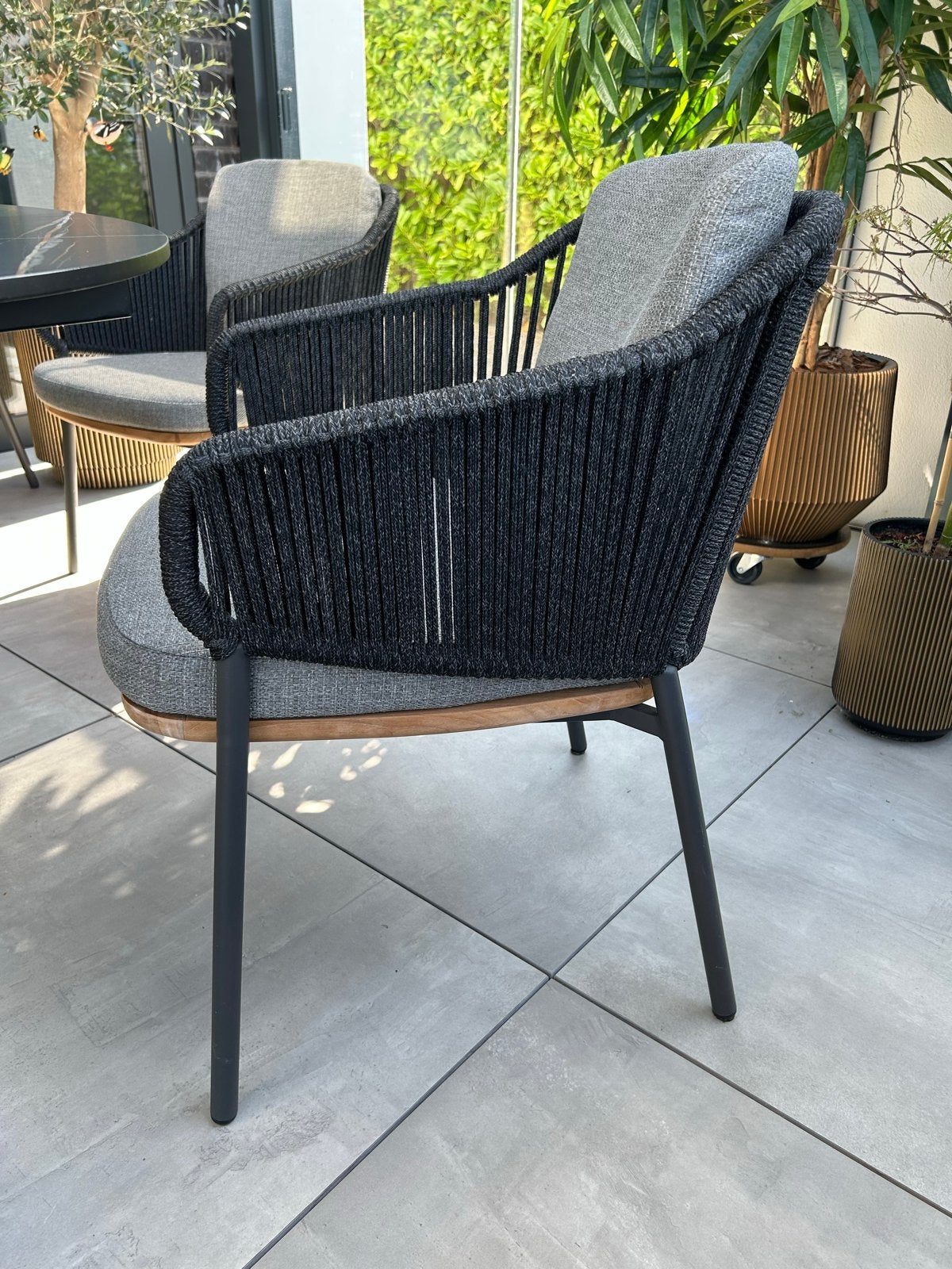 Tuinset 4 seasons eettafel en 6 stoelen (Ravello), Tuin en Terras, Ophalen, Overige materialen, Eettafel, Nieuw