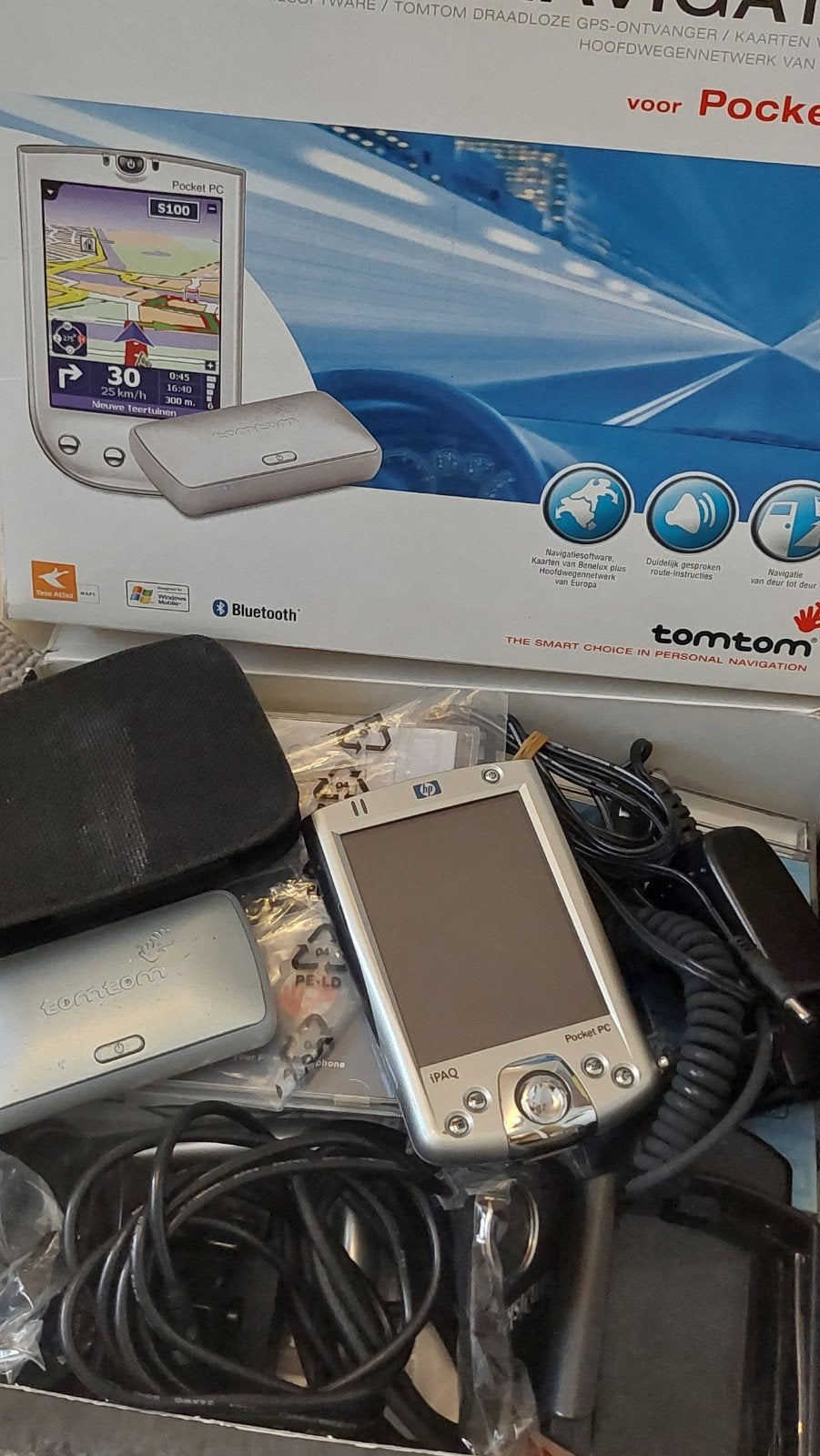 TomTom Navigator voor Pocket PC - Complete set, Ophalen, Gebruikt