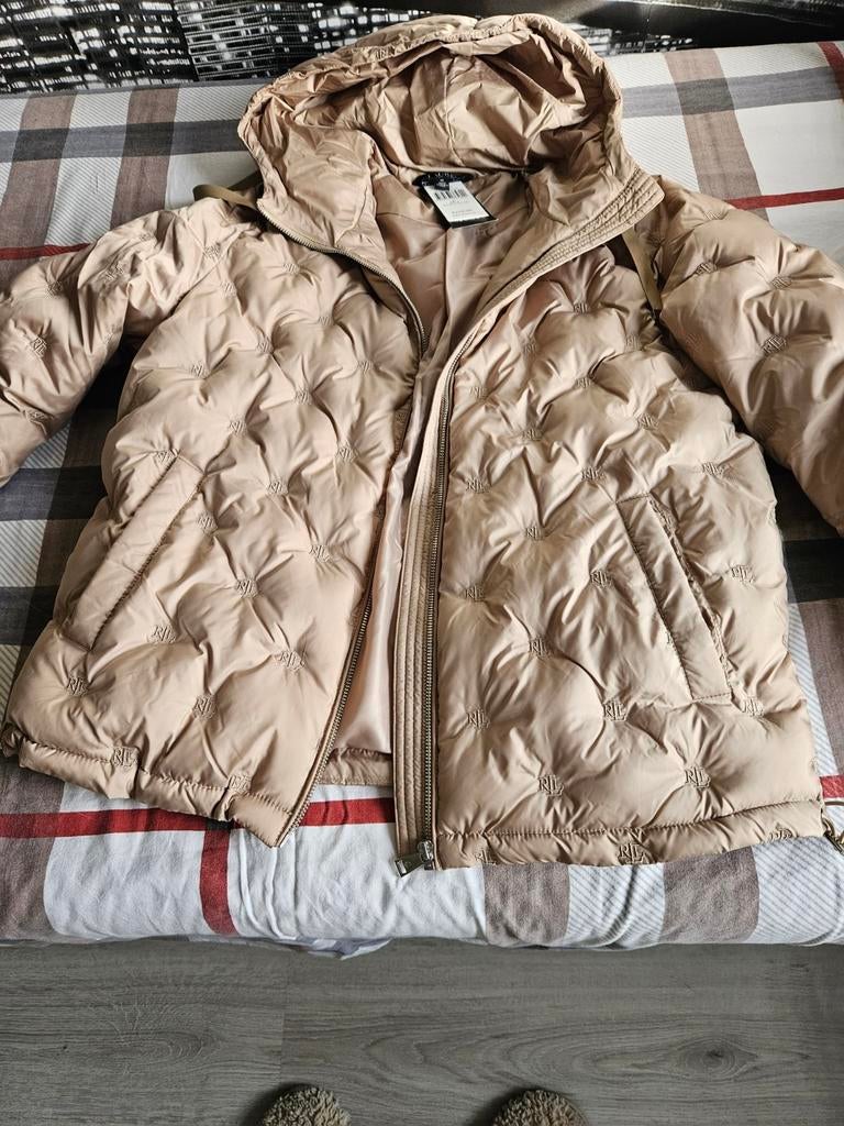 winterjas Lauren Ralph, Kleding | Dames, Jassen | Winter, Maat 38/40 (M), Beige, Nieuw, Ophalen of Verzenden