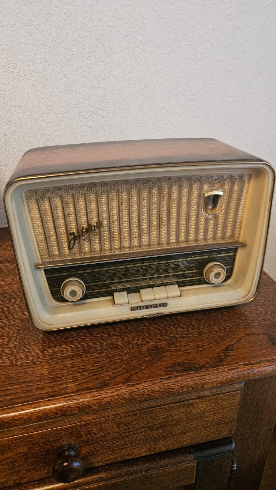 Telefunken Jubilate Buizenradio Jaren '50/'60 - Vintage, Ophalen, Gebruikt, Radio