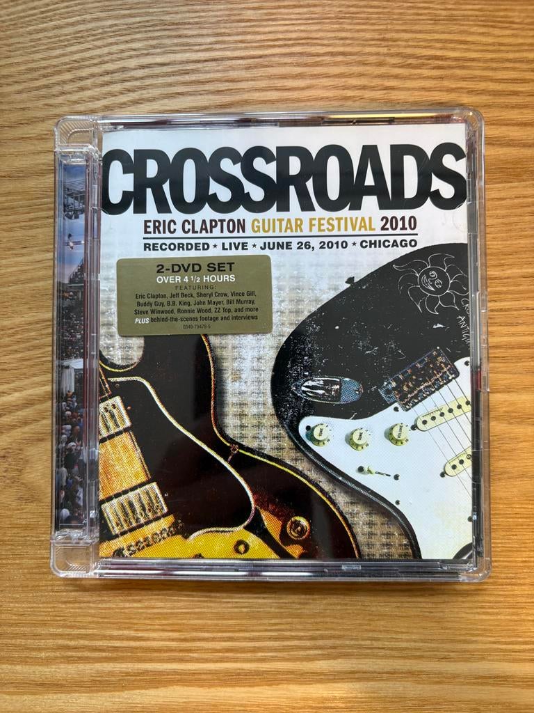 Eric Clapton Crossroads Guitar Festival 2010 2-DVD Set, Cd's en Dvd's, Dvd's | Muziek en Concerten, Zo goed als nieuw, Muziek en Concerten