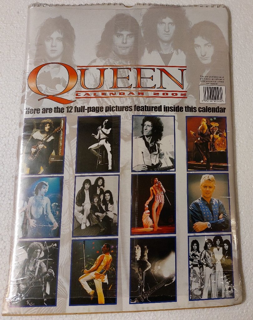 Queen KALENDER 2002 Gesealed !! Freddie Mercury, Gebruikt, Gebruiksvoorwerp, Ophalen of Verzenden, NvT