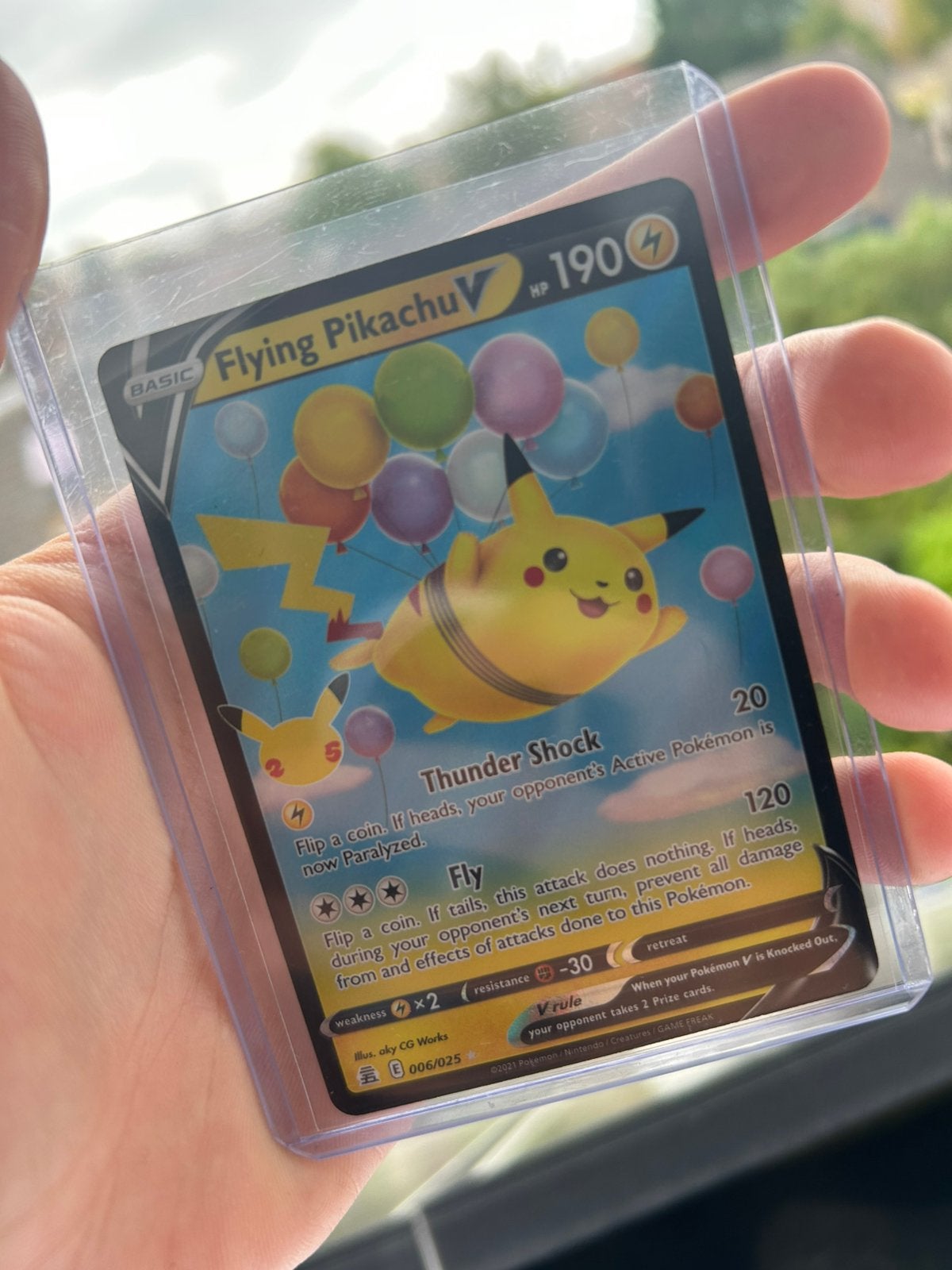 Flying Pikachu V – Pokémon Celebrations, Verzenden, Nieuw, Losse kaart, Foil