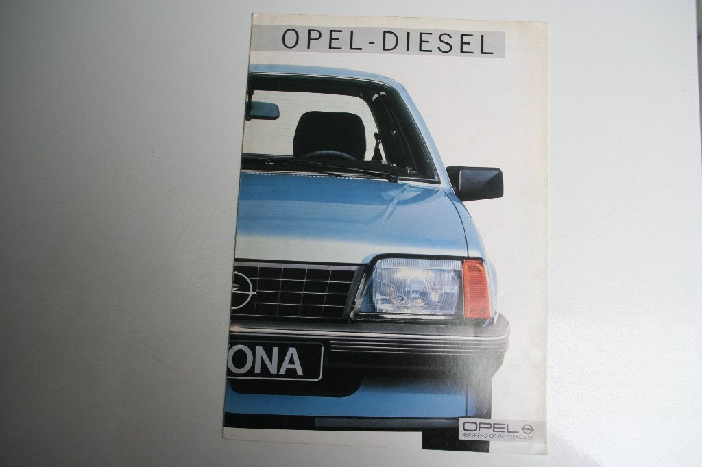 Opel dieselprogramma alle modellen flyer 1986 (03-1986) (75), Ophalen of Verzenden, Nieuw, Opel