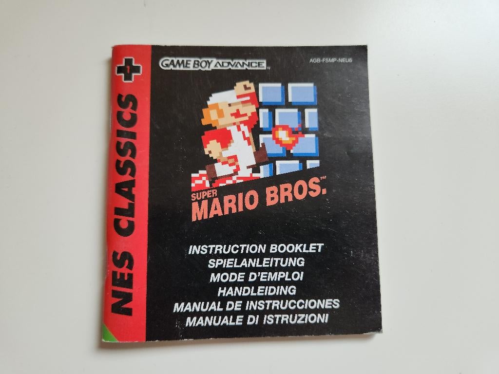 Super Mario Bros Handleiding NES classics, Gebruikt, 1 speler, Ophalen of Verzenden, Vanaf 3 jaar