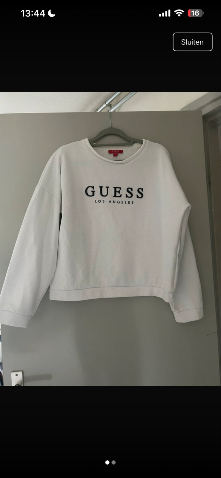 Guess trui maat M, Ophalen, Gedragen, Maat 38/40 (M), Wit