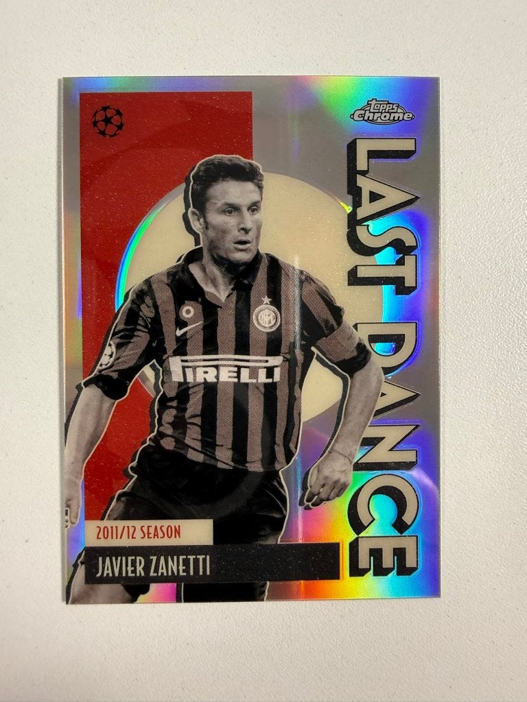 Javier Zanetti Last Dance Topps Chrome 2025-26, Ophalen of Verzenden, Nieuw, Buitenlandse clubs, Poster, Plaatje of Sticker