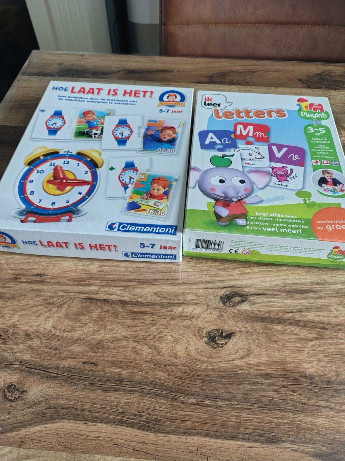 Zgan. Ik leer letters en Hoe laat is het, Kinderen en Baby's, Speelgoed | Educatief en Creatief, Ophalen of Verzenden, Zo goed als nieuw