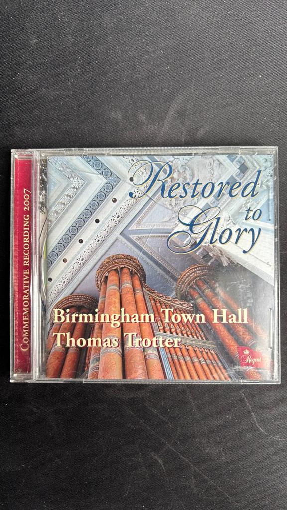 Restored to Glory: Engelse Orgelmuziek - Thomas Trotter CD, Ophalen of Verzenden, Modernisme tot heden, Zo goed als nieuw, Overige typen