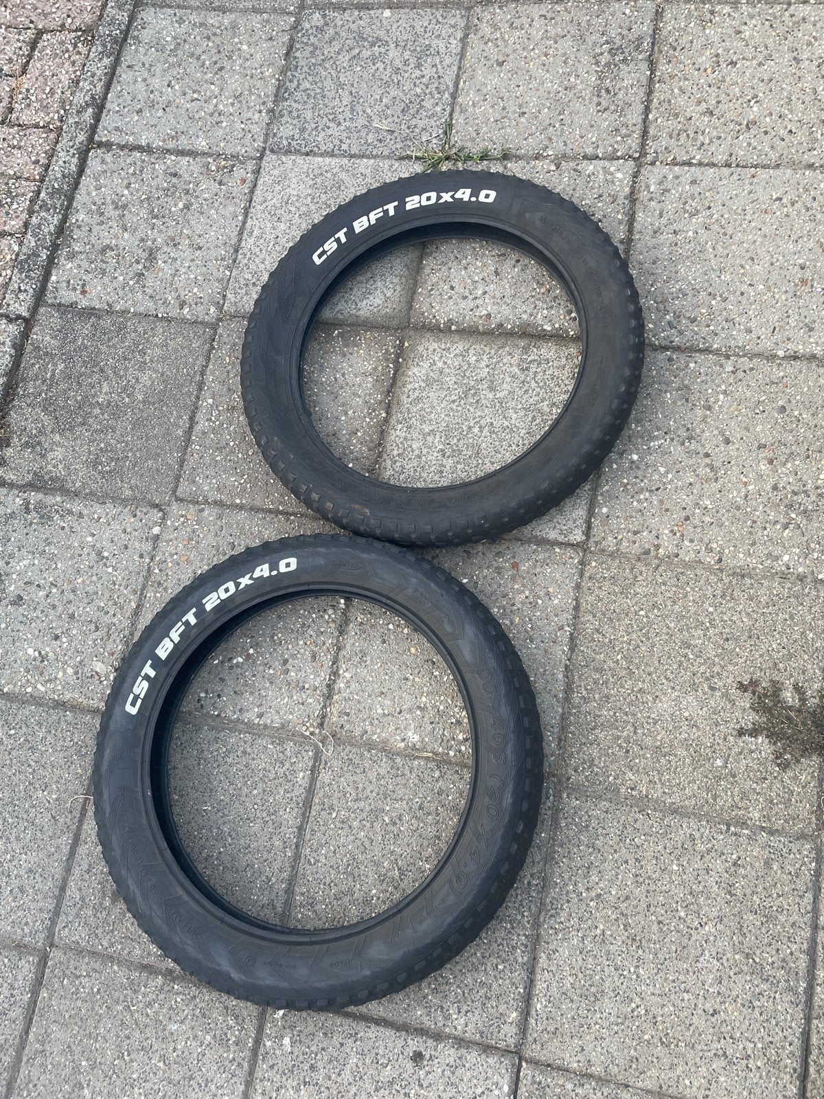 CST BFT 20x4.0 Fatbike Banden (2 stuks), Ophalen, Gebruikt, Band, Fatbike