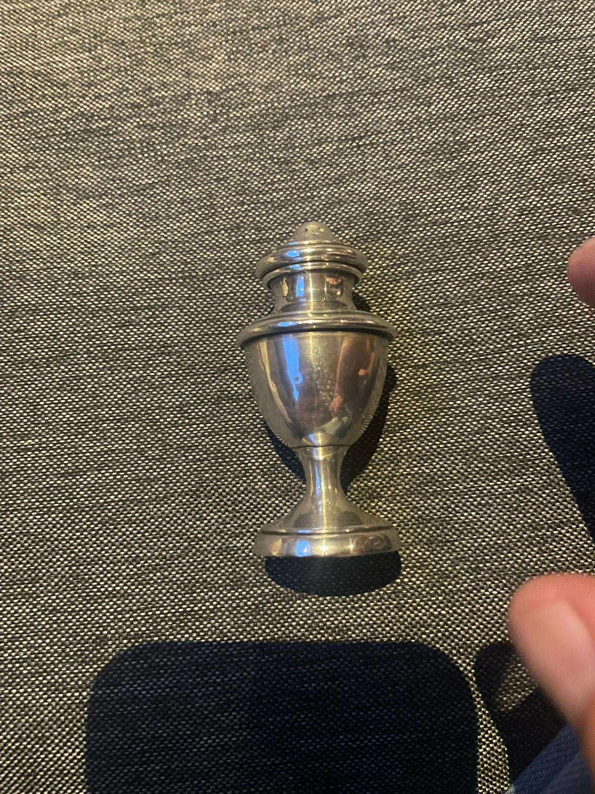 Antiek zilveren strooibusje!, Ophalen of Verzenden, Zilver
