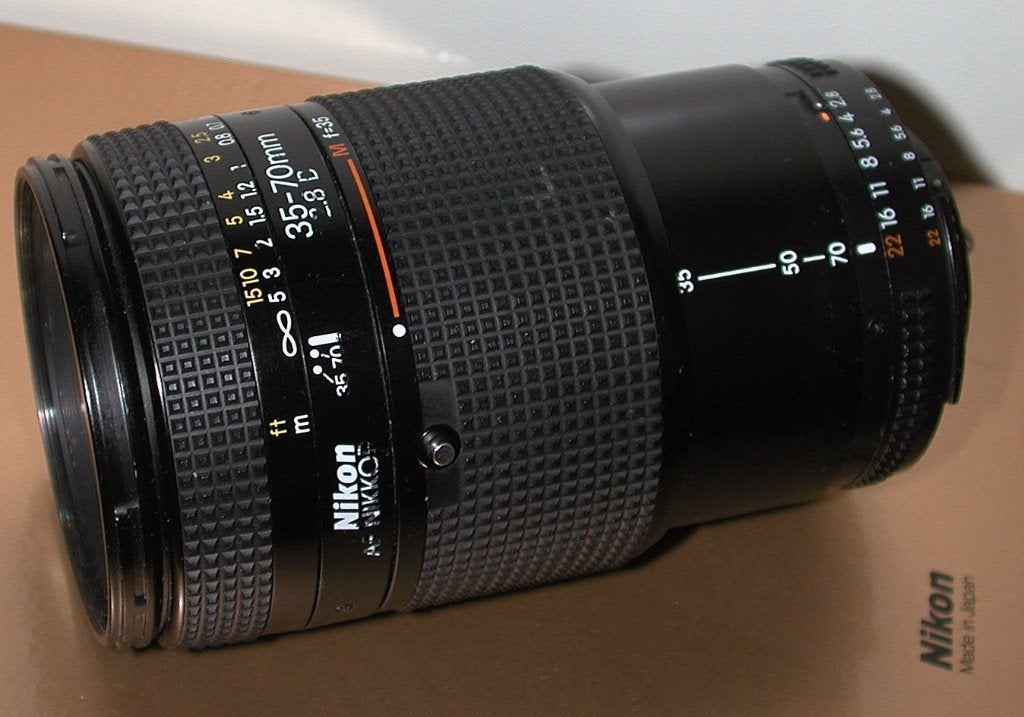 Nikon AF Nikkor/ 35-70mm 1:2.8D met macro-functie, Audio, Tv en Foto, Fotografie | Lenzen en Objectieven, Ophalen, Gebruikt, Nikon