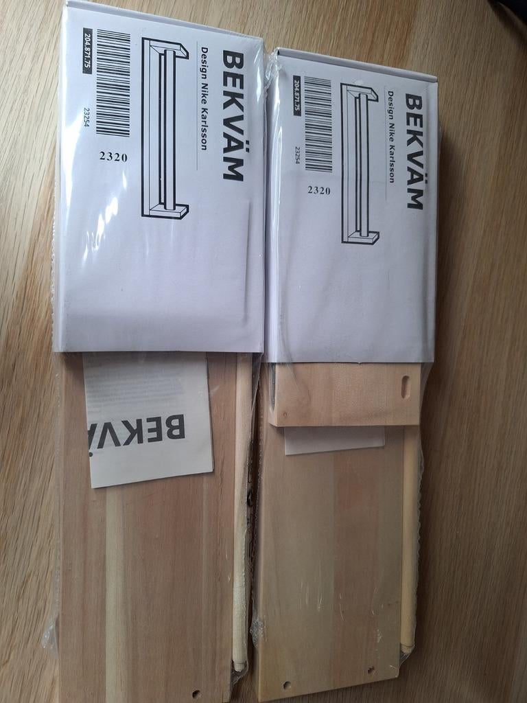 IKEA BEKVÄM Kruidenrekjes - Nieuw in verpakking (2 stuks), Huis en Inrichting, Keuken | Keukenbenodigdheden, Beige, Overige typen