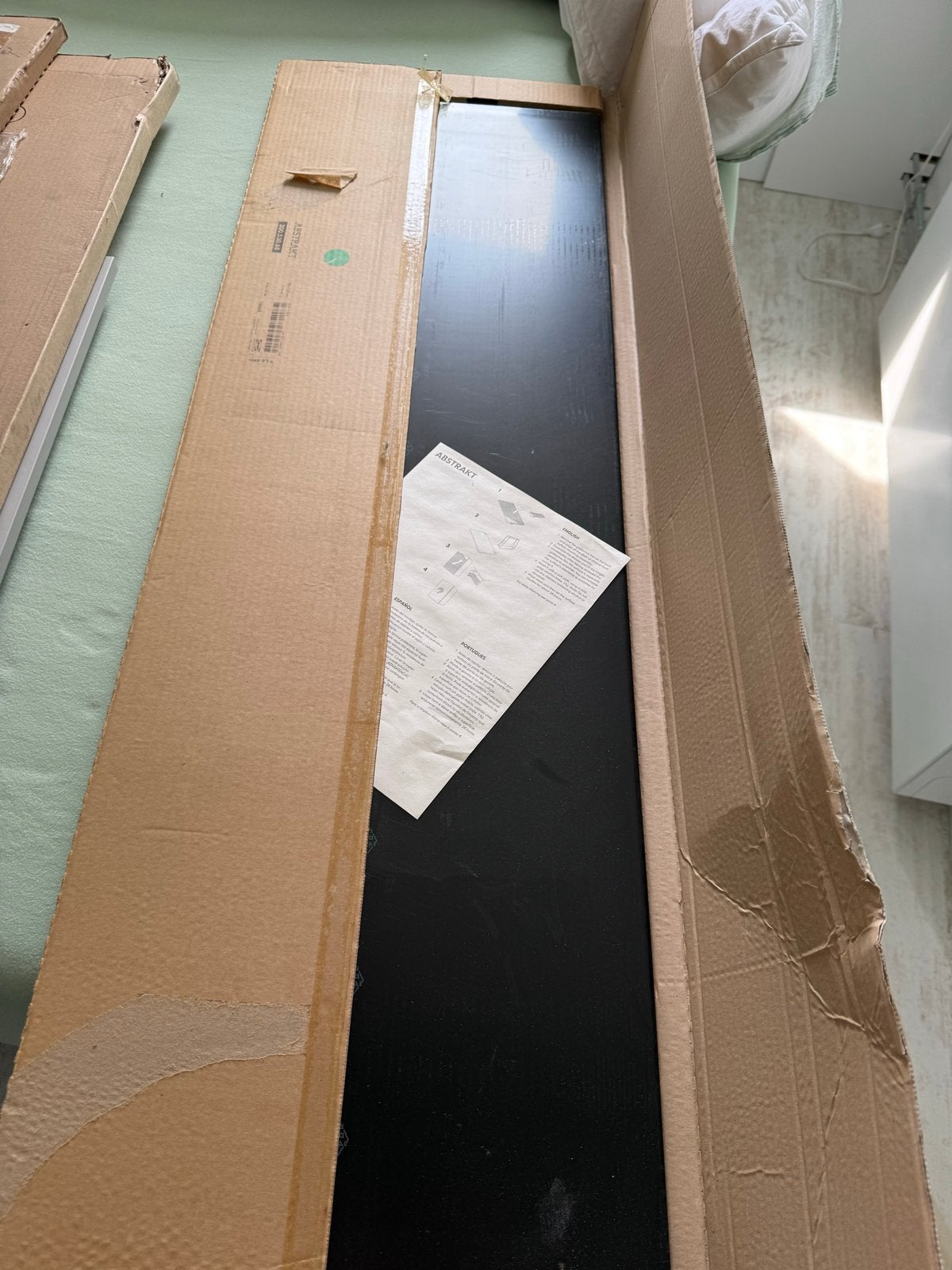 Nieuw IKEA ABSTRAKT deur hoogglans zwart 40x125 cm, Huis en Inrichting, Kasten | Kledingkasten, Ophalen, Minder dan 50 cm, Nieuw