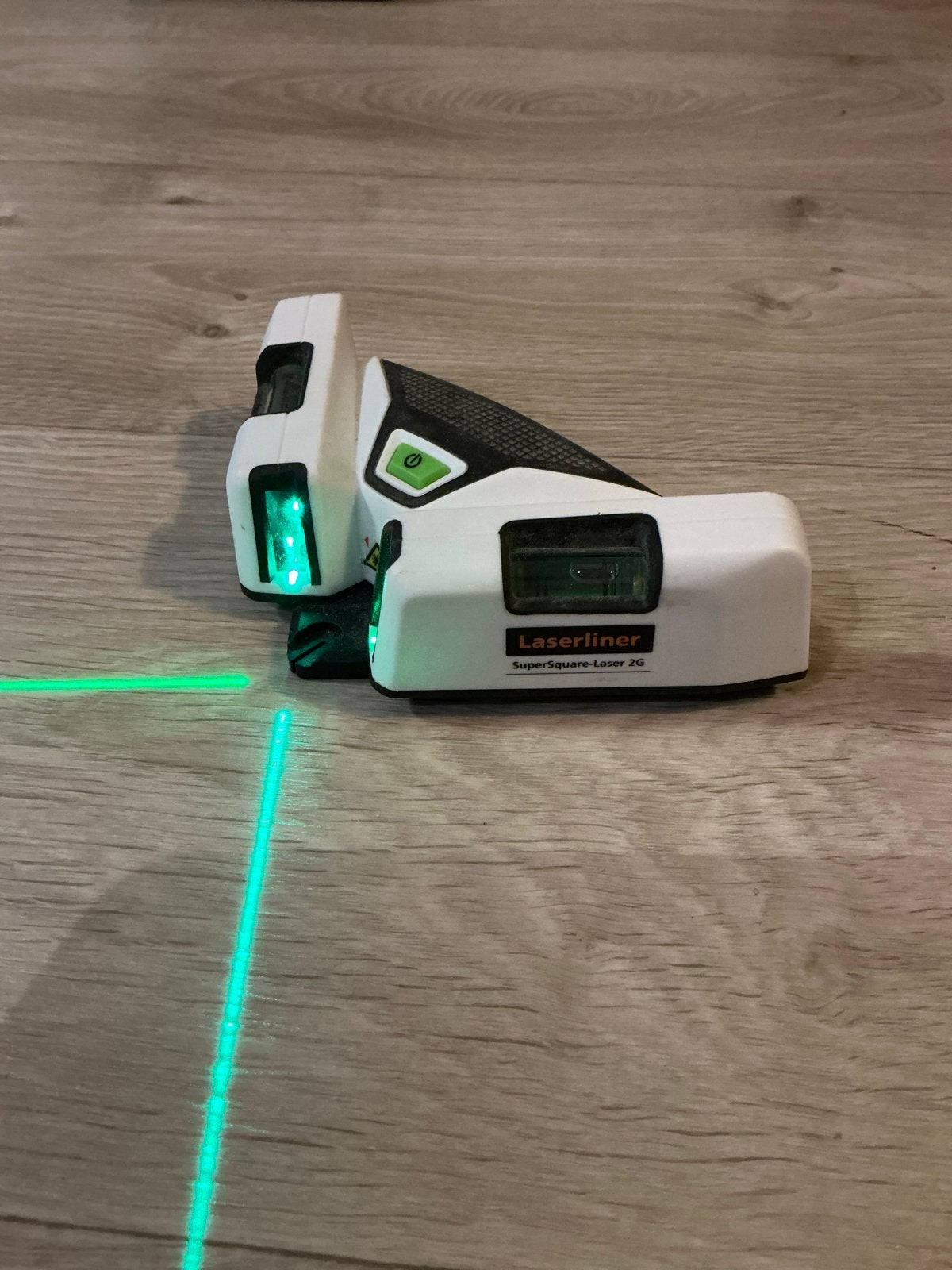 Laserliner SuperSquare-Laser 2G - Groene Kruislijnlaser, Ophalen of Verzenden, Gebruikt, Licht