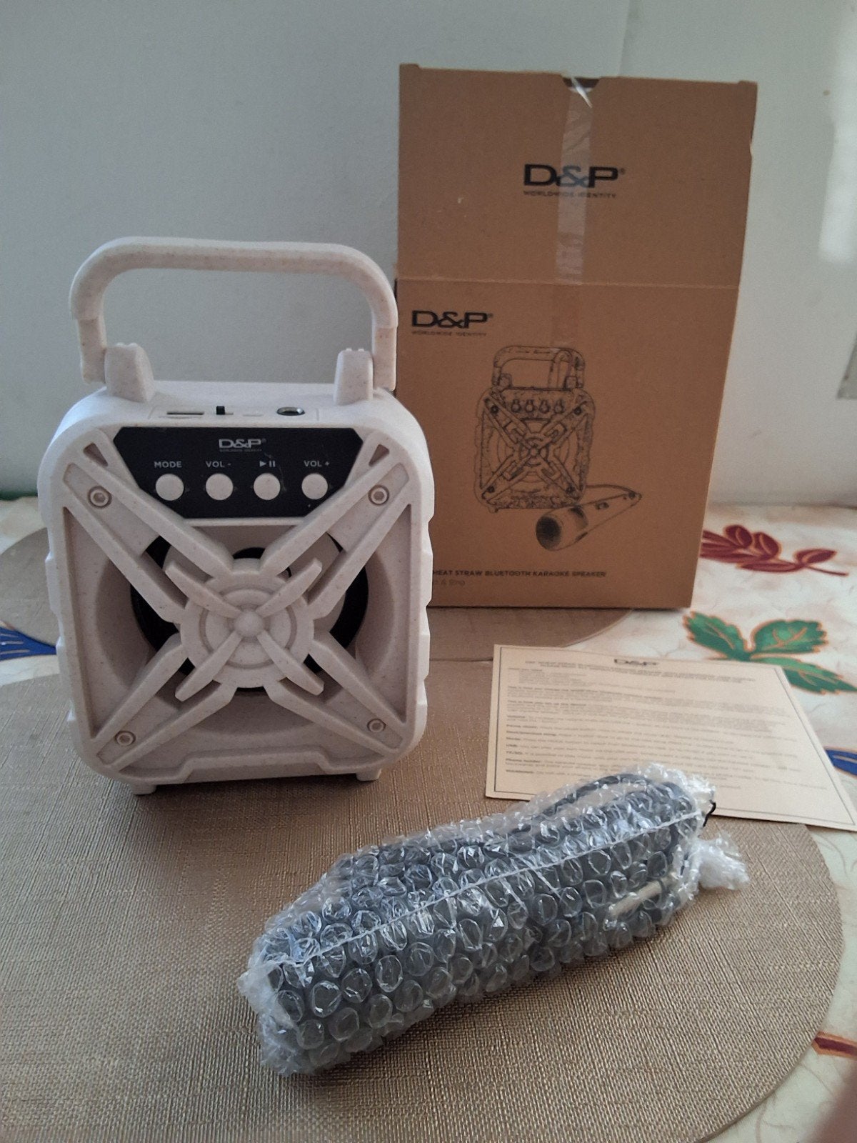 D&P Bluetooth Karaoke Luidspreker met Microfoon - Nieuw, Ophalen of Verzenden