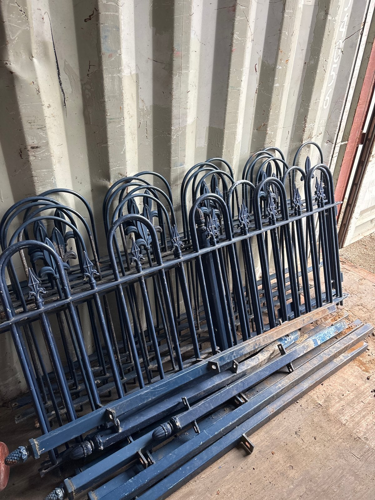 Sierhekwerk - Diverse secties en palen beschikbaar, Tuin en Terras, Tuinhekken en Hekwerk, Ophalen of Verzenden, Gebruikt, IJzer