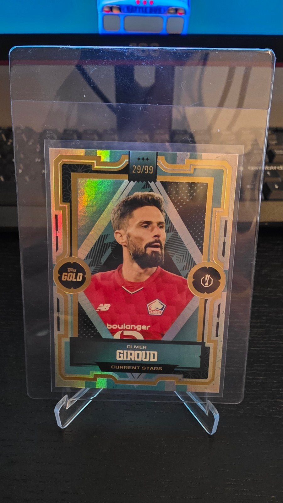Olivier Giroud Topps Gold Current Stars Voetbalkaart, Ophalen of Verzenden