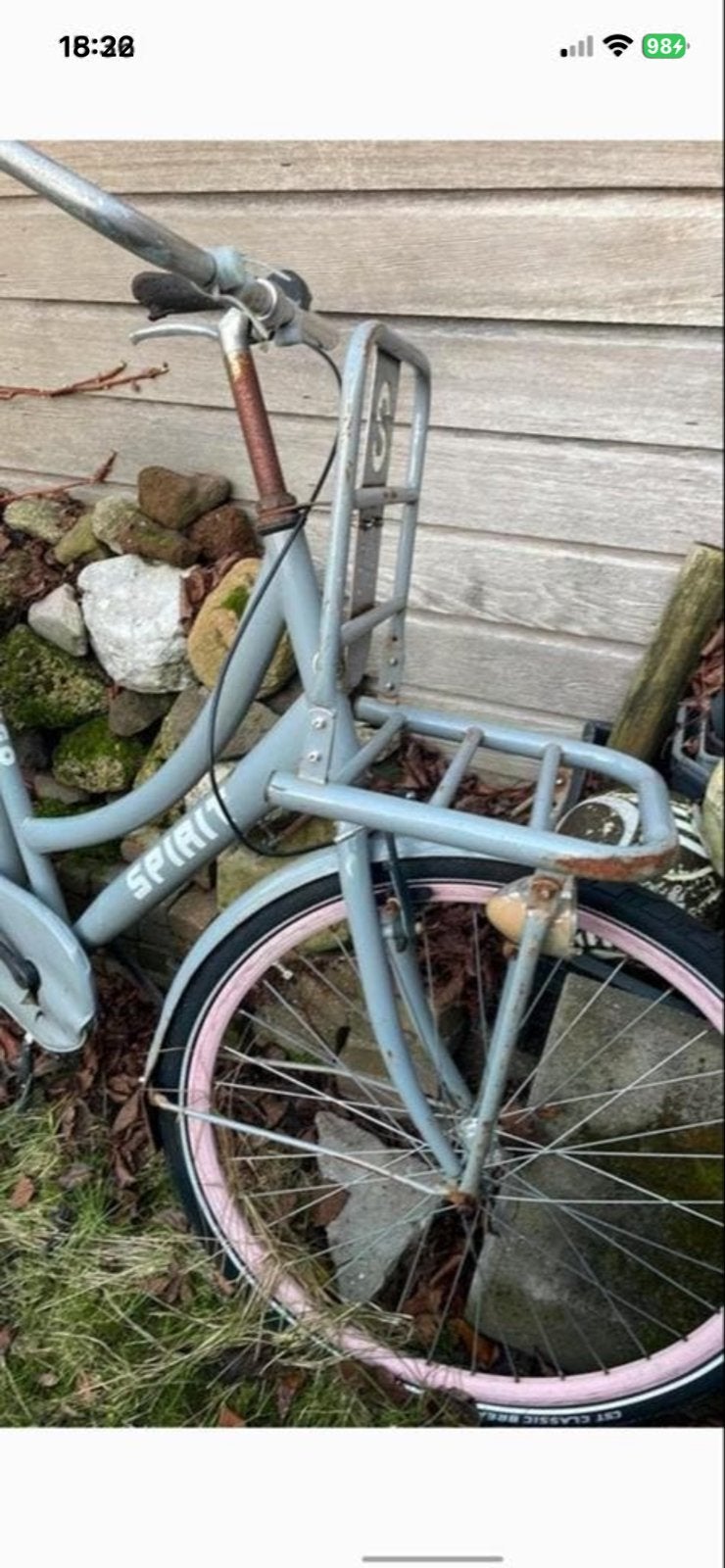 Spirit fiets - Opknapper, Fietsen en Brommers, Fietsen | Dames | Damesfietsen, Gebruikt, Overige merken, 50 tot 53 cm, Terugtraprem