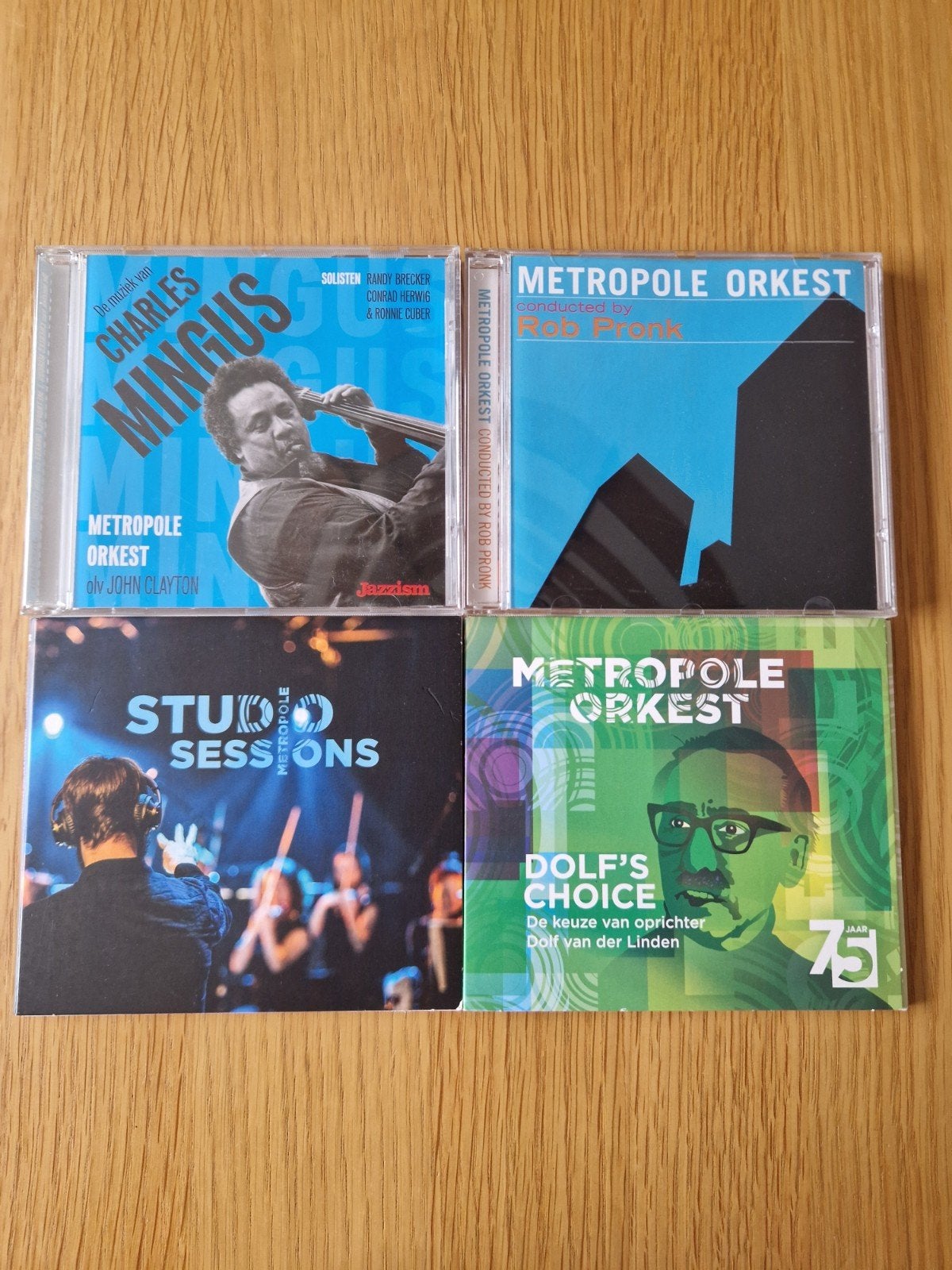 4 CD's van Metropole Orkest in 1 koop, Digipak, Ophalen of Verzenden, Zo goed als nieuw, Jazz